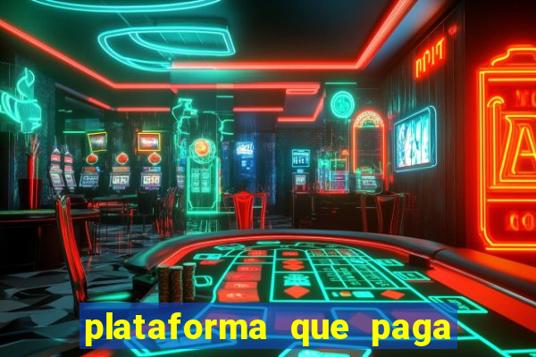 plataforma que paga no cadastro fortune tiger